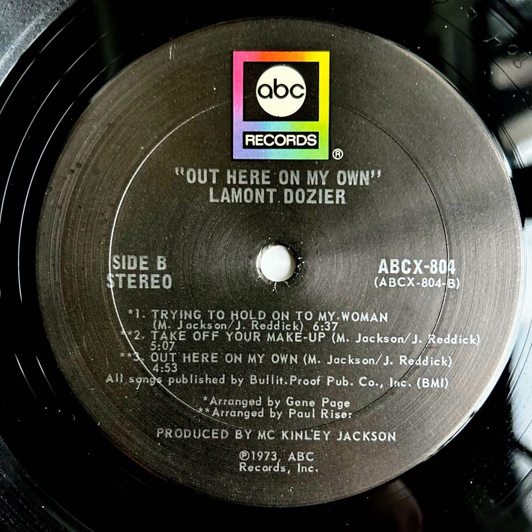 Lamont Dozier Out H.On My Ownメロウ傑作オリジ盤