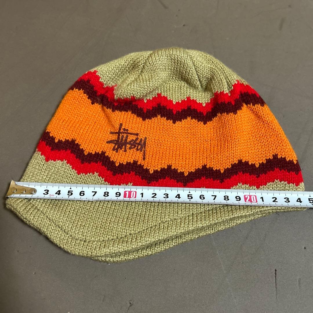 STUSSY　ビーニー ニット帽 USA製 old 希少90s〜00s