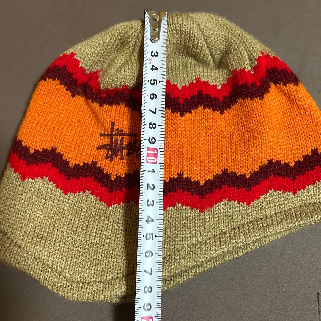 STUSSY　ビーニー ニット帽 USA製 old 希少90s〜00s