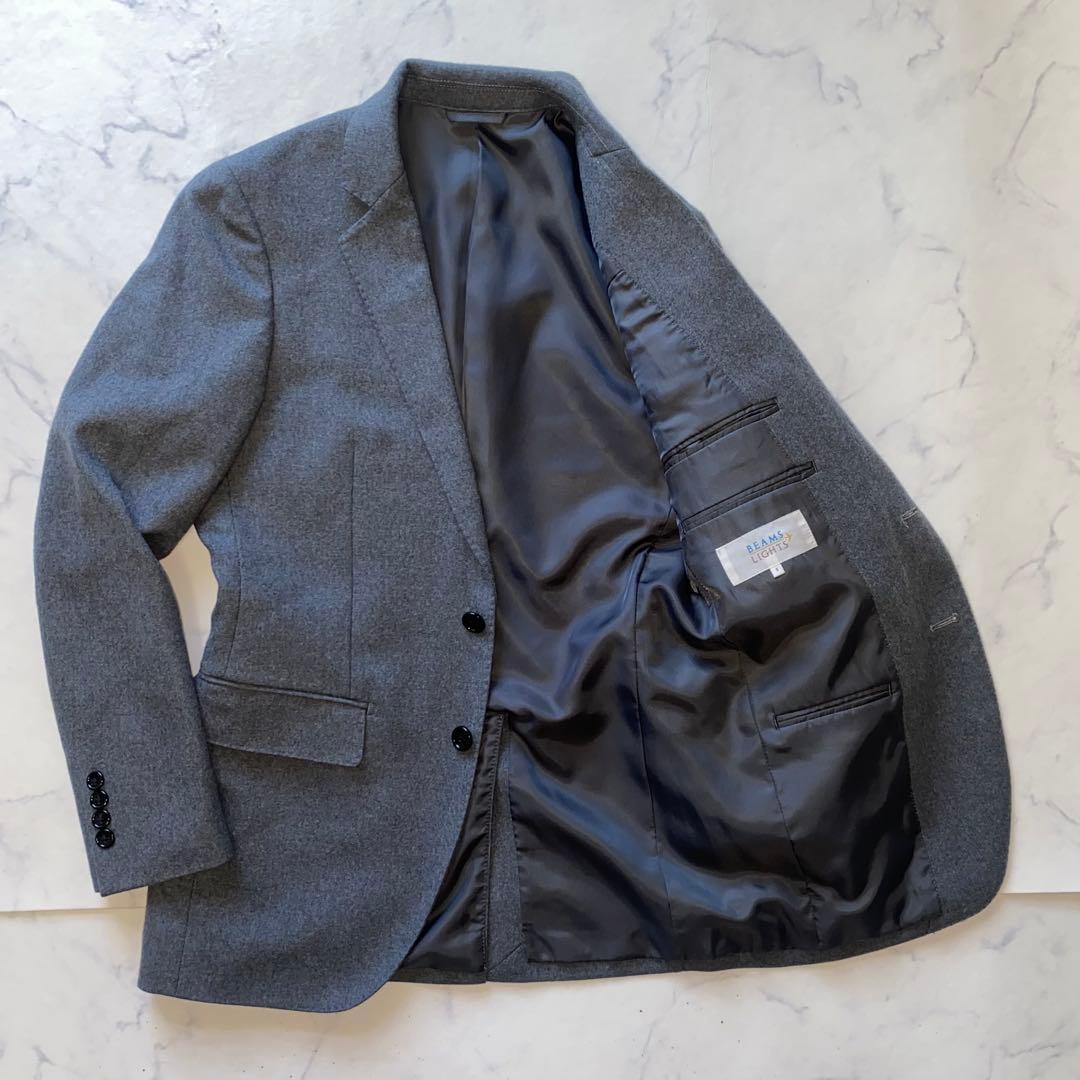 BEAMS 美品　フランネル　S オンオフ兼用　高級感◎ テーラードジャケット