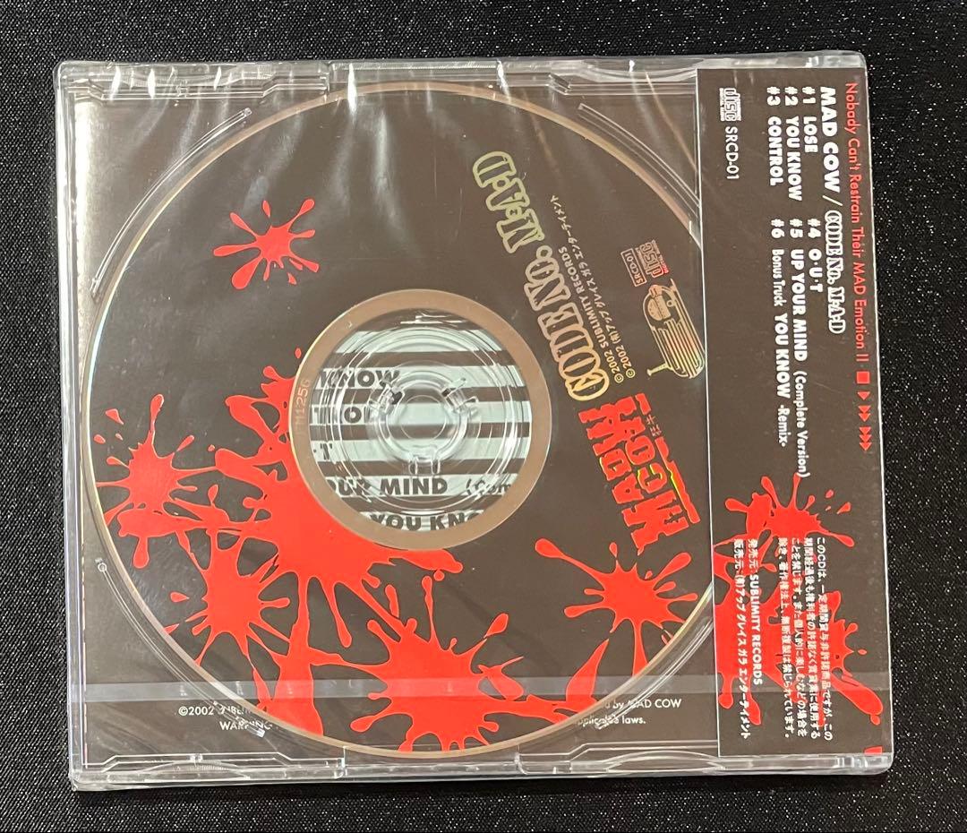新品　MAD CITY CODE No.MAD インディーズ　マッドカウ