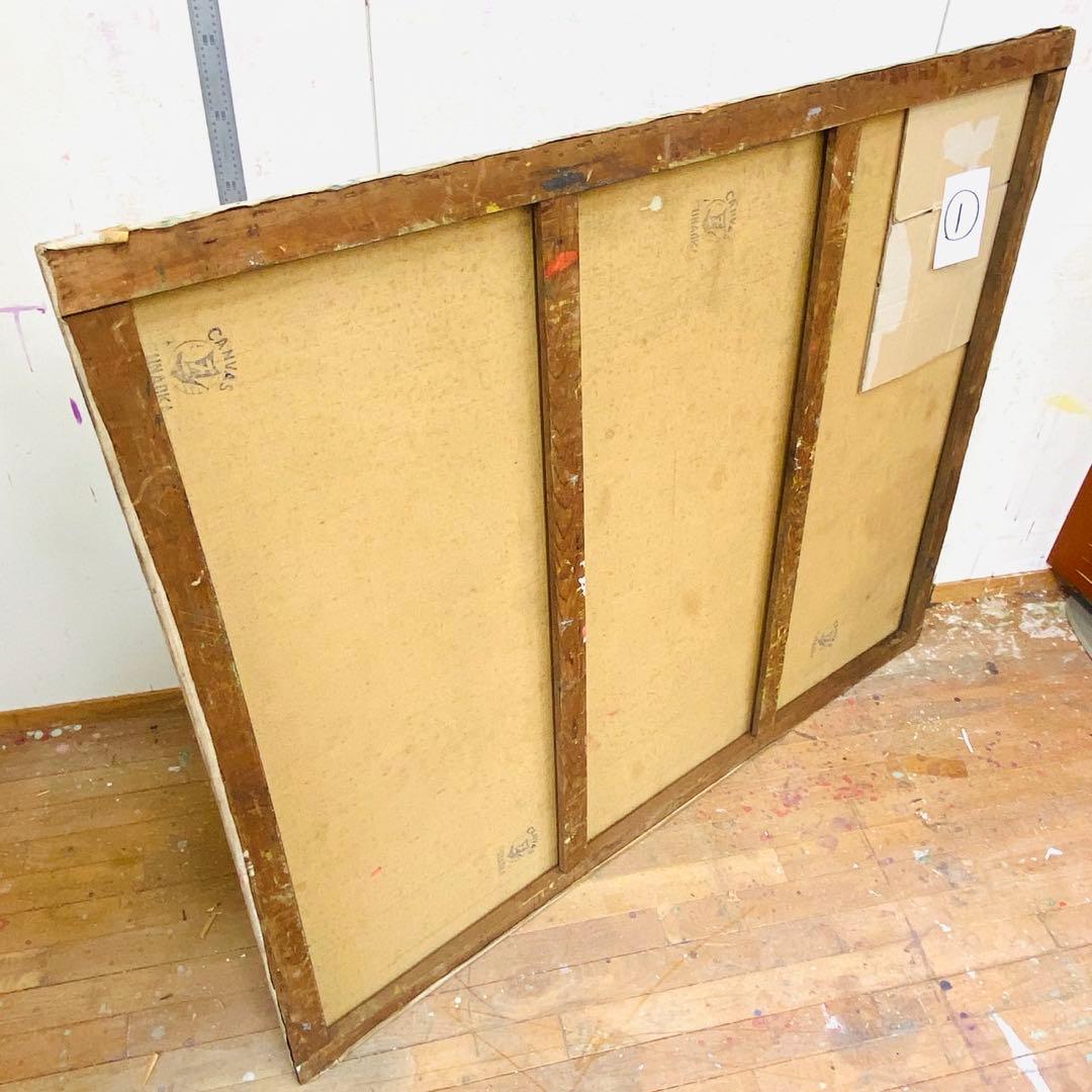 絵画用 木枠 キャンバス枠 F100号 メーカー不明 使用感あり 送料込み ①