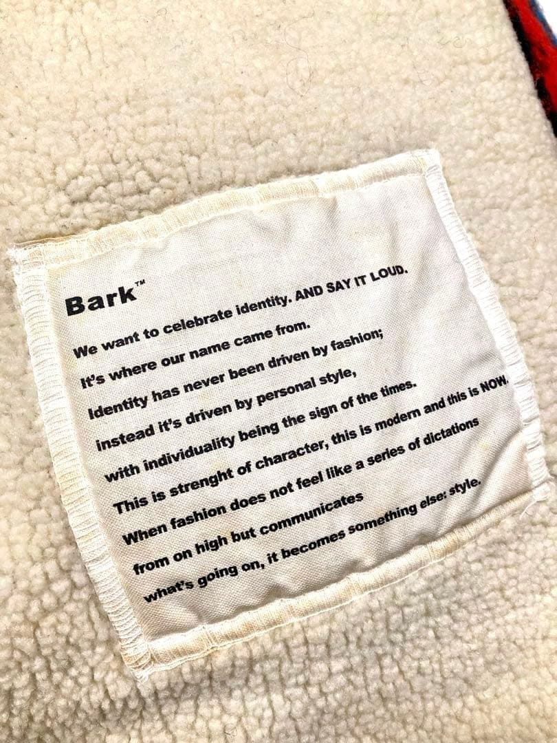 美品「Bark」裏ボア ウール×ポリエステル ダッフルコート イタリア製　S