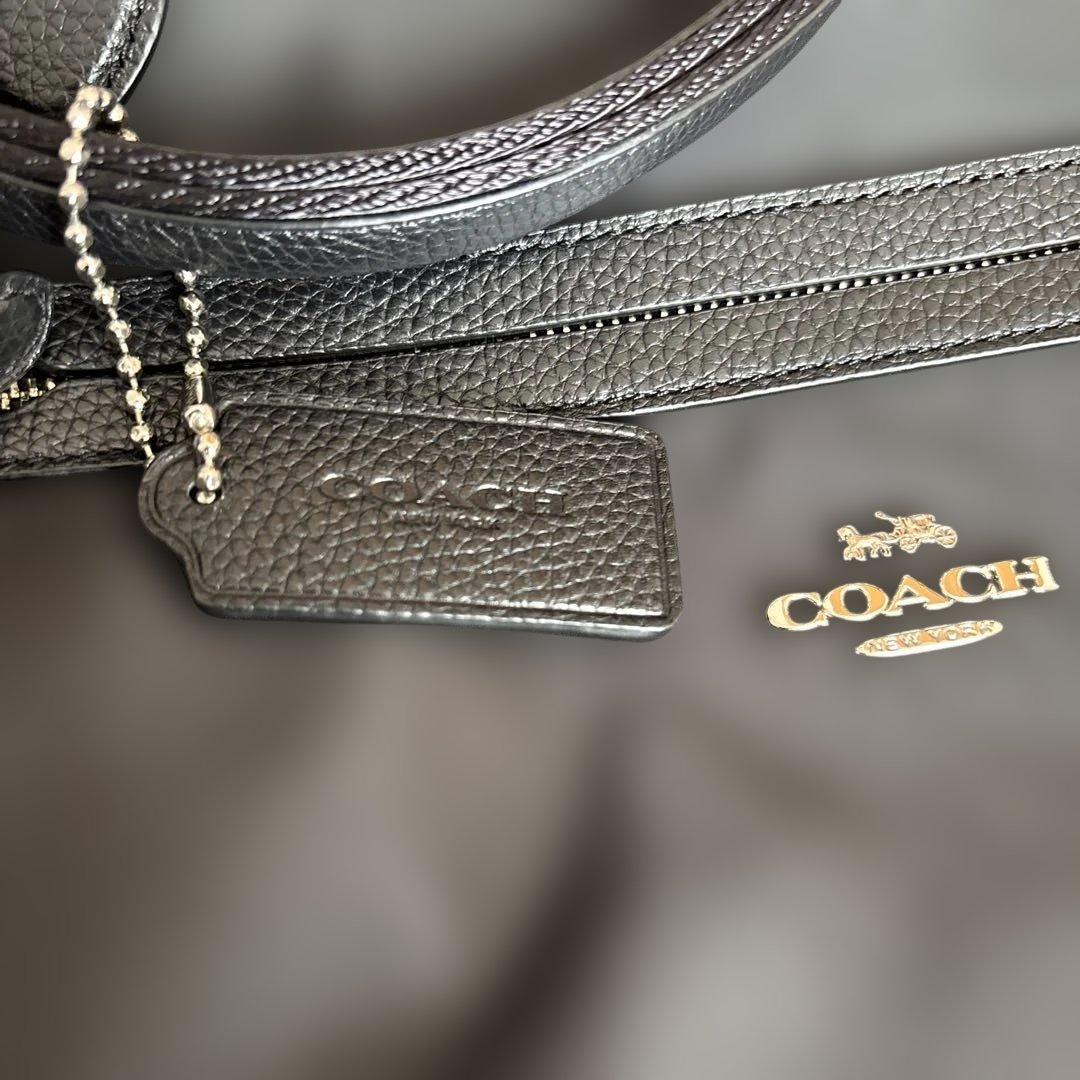 COACH ブラック ボストンバッグ