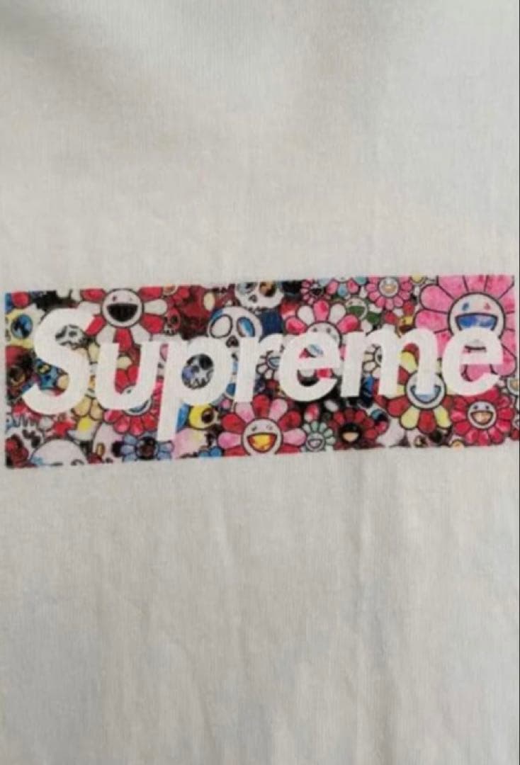Supreme 花柄ロゴ Tシャツ L