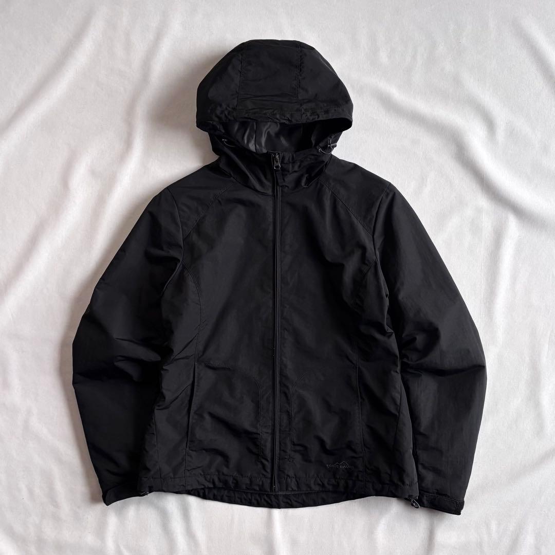 ジャケット・アウター 00s Eddie Bauer nylon hooded jacket BLK