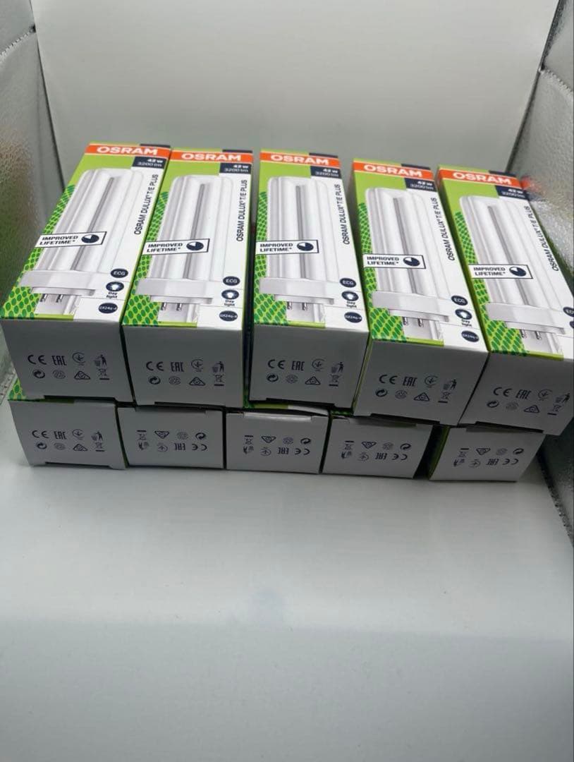 新品未開封OSRAM DULUX T/E PLUS 42W蛍光灯×10本