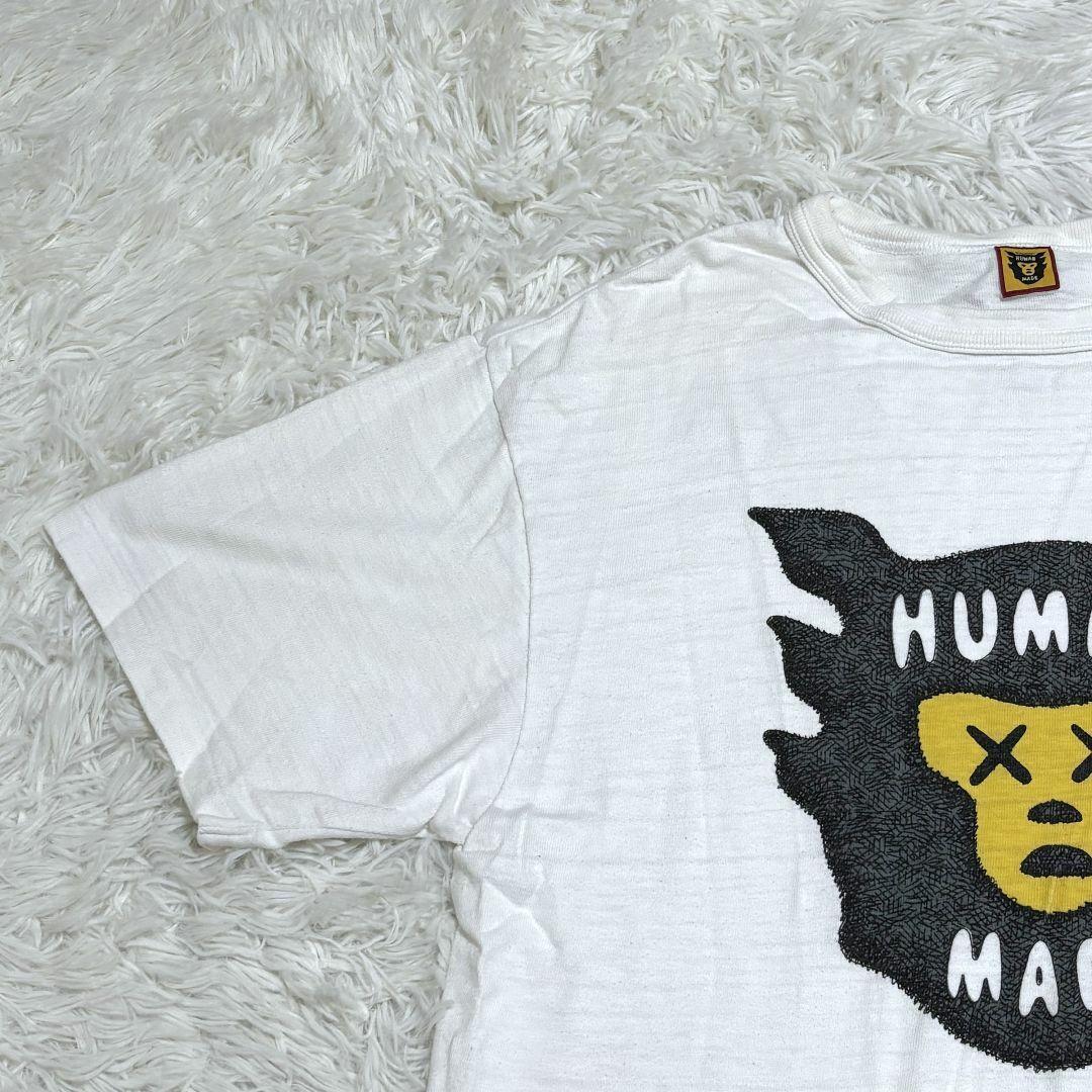 美品 HUMAN MADE x KAWS 21SS Tシャツ XL ホワイト