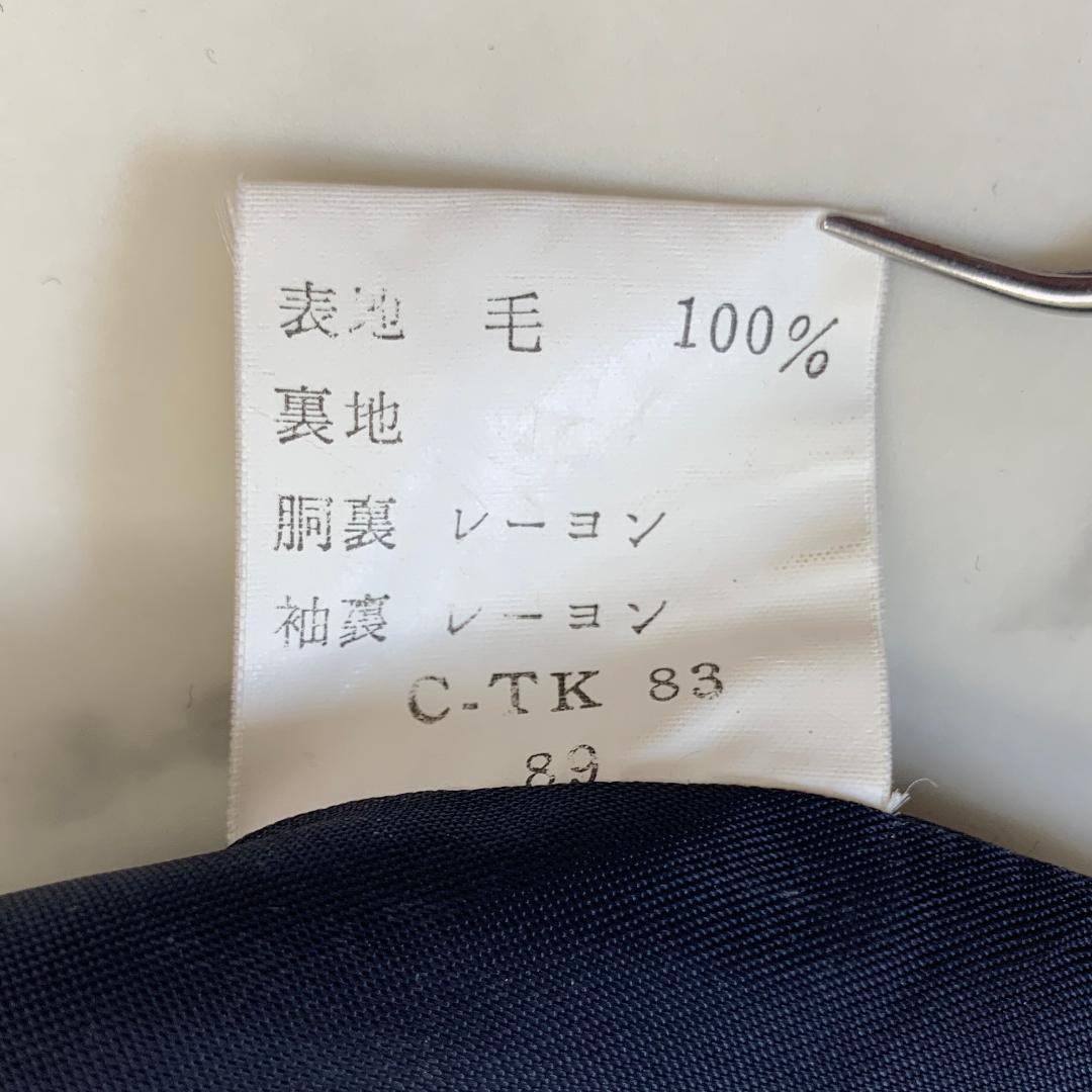 BURBERRY バーバリー テーラードジャケット 金ボタン ホースロゴ 紺色