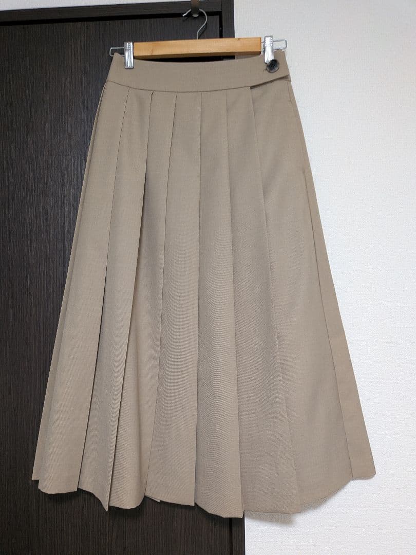 【美品】Demi-Luxe BEAMS　アシンメトリー プリーツスカート