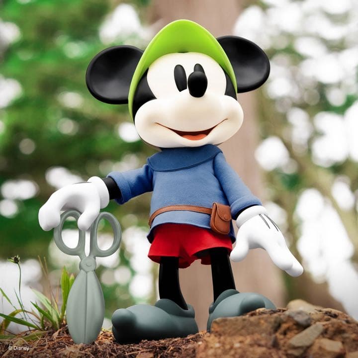 ディズニー　リトルテーラー　ミッキーマウス　ソフビ　フィギュア// super7