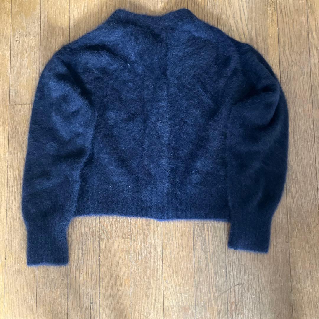 新品　シップス　フォックス100%　ニットカーディガン　高級　短め丈〈手洗い可能