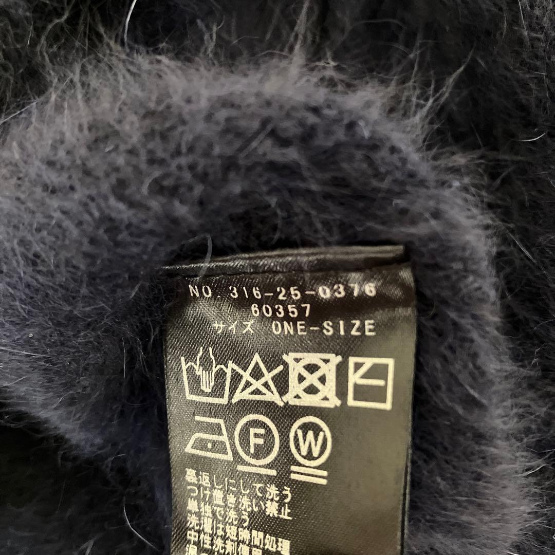 新品　シップス　フォックス100%　ニットカーディガン　高級　短め丈〈手洗い可能