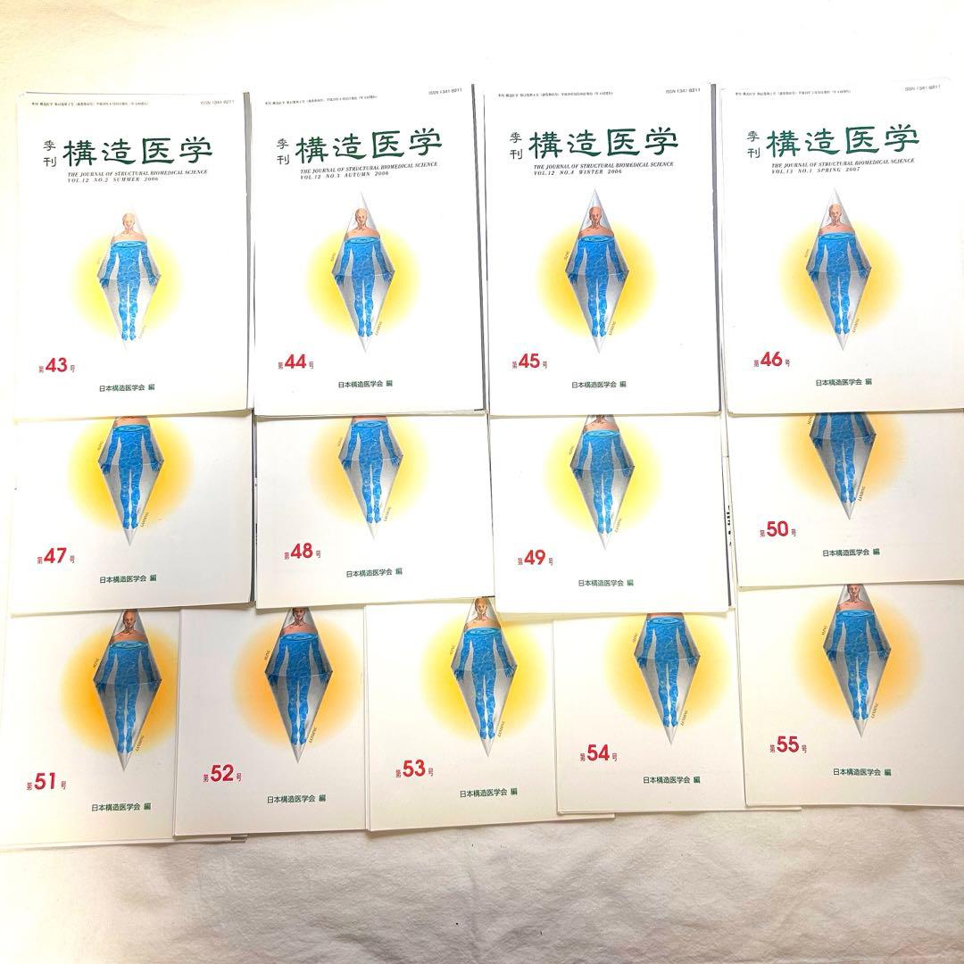 【裁断済】 季刊構造医学 1〜55号セット(欠巻号あり)計49冊