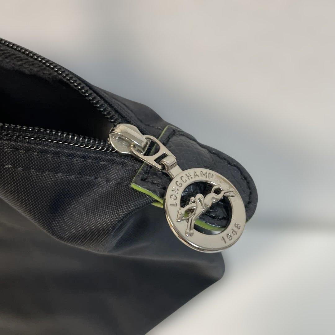 LONGCHAMP ロンシャン ルプリアージュ ブラック ナイロン トートバッグ