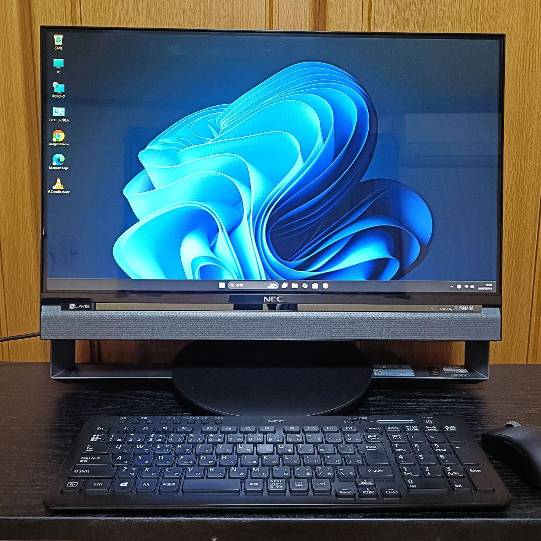 ★液晶一体型PC NEC LAVIE Win11／Core i7／SSD