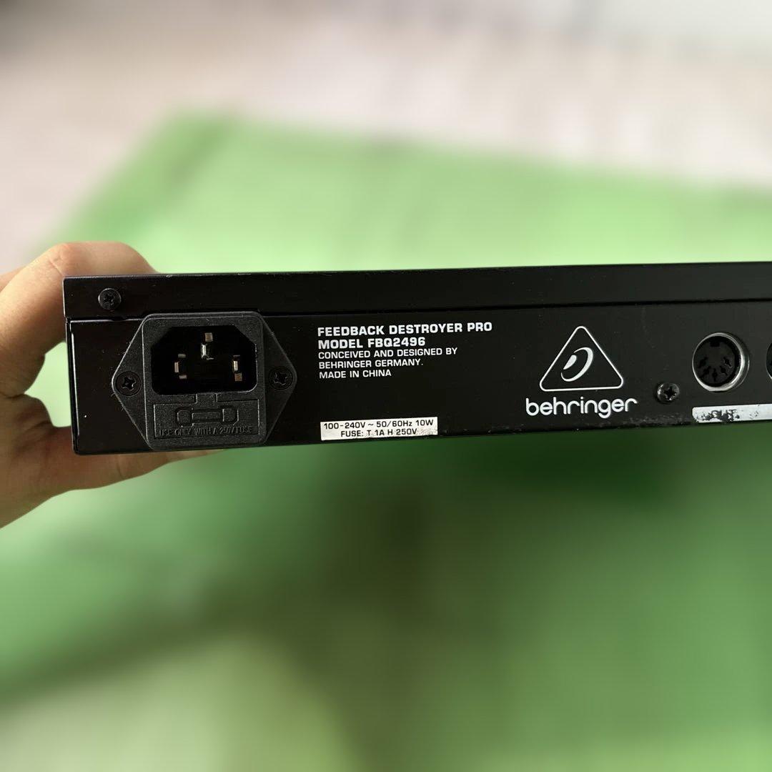 配信機器・PA機器・レコーディング機器 BEHRINGER FBQ2496 FEEDBACK DESTROYER PRO