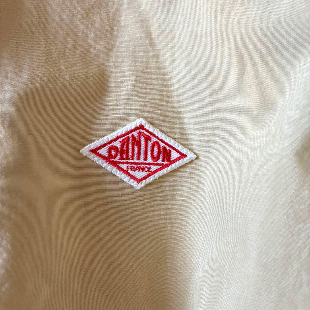 極美品✨ダントン　近年モデル　ナイロンタフタ ステンカラーコート　ベージュ