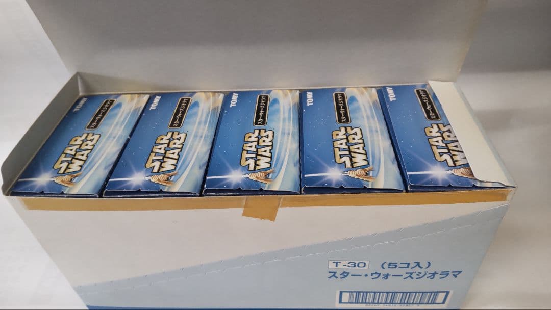 希少　スター・ウォーズ 　ジオラマ　第１弾　トミー食玩　新品　コンプリート5個