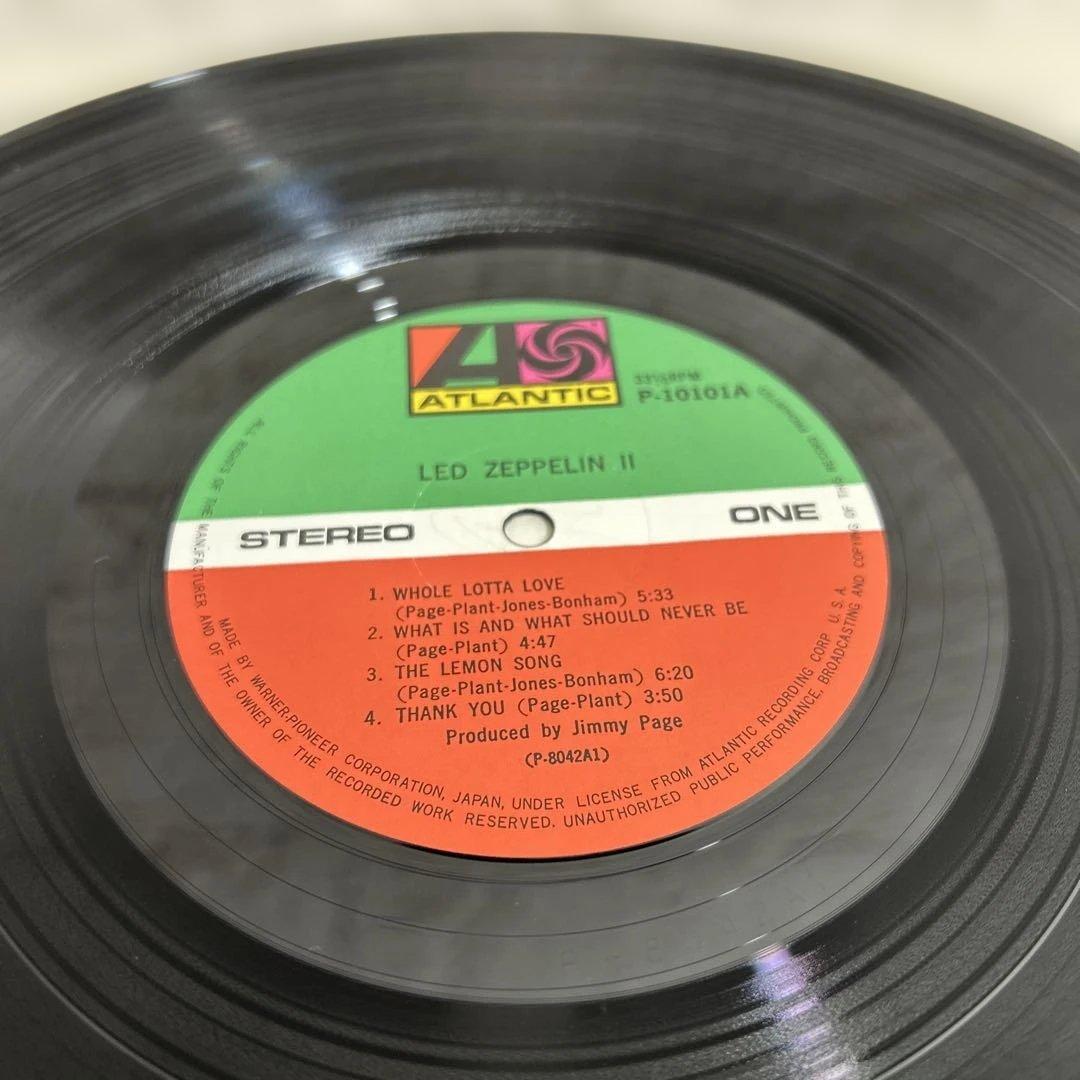 Led Zeppelin II アルバム LP レコードポスター付 帯付き