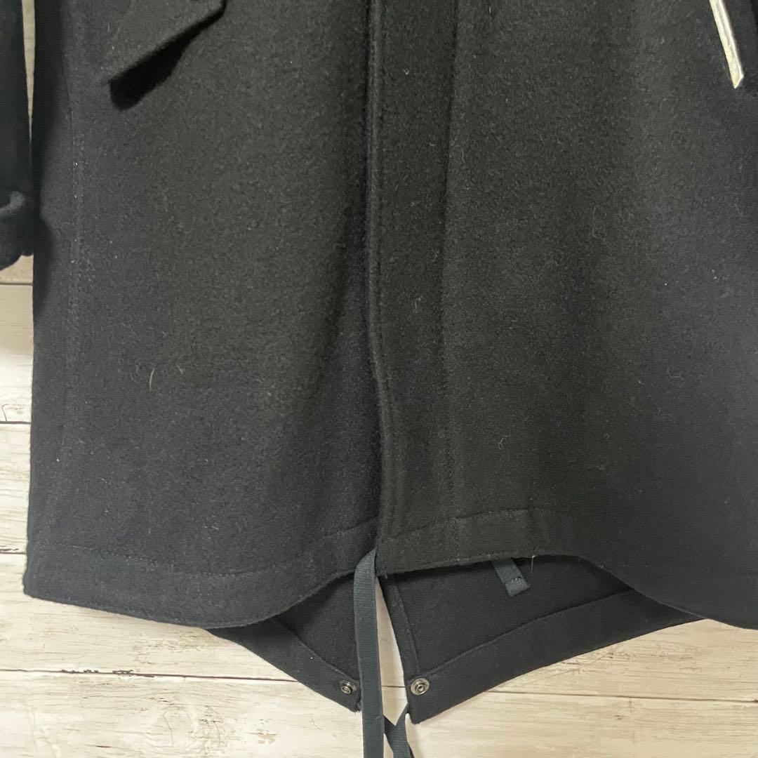 極美品 Rott weiler ロットワイラー モッズコート フード 黒 M