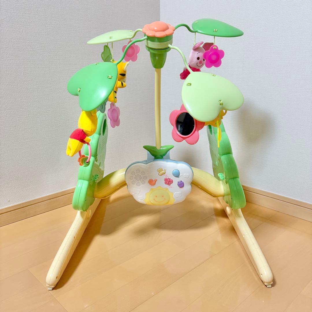 ★美品★ タカラトミー くまのプーさん 6WAYジムにへんしんメリー　プーメリー