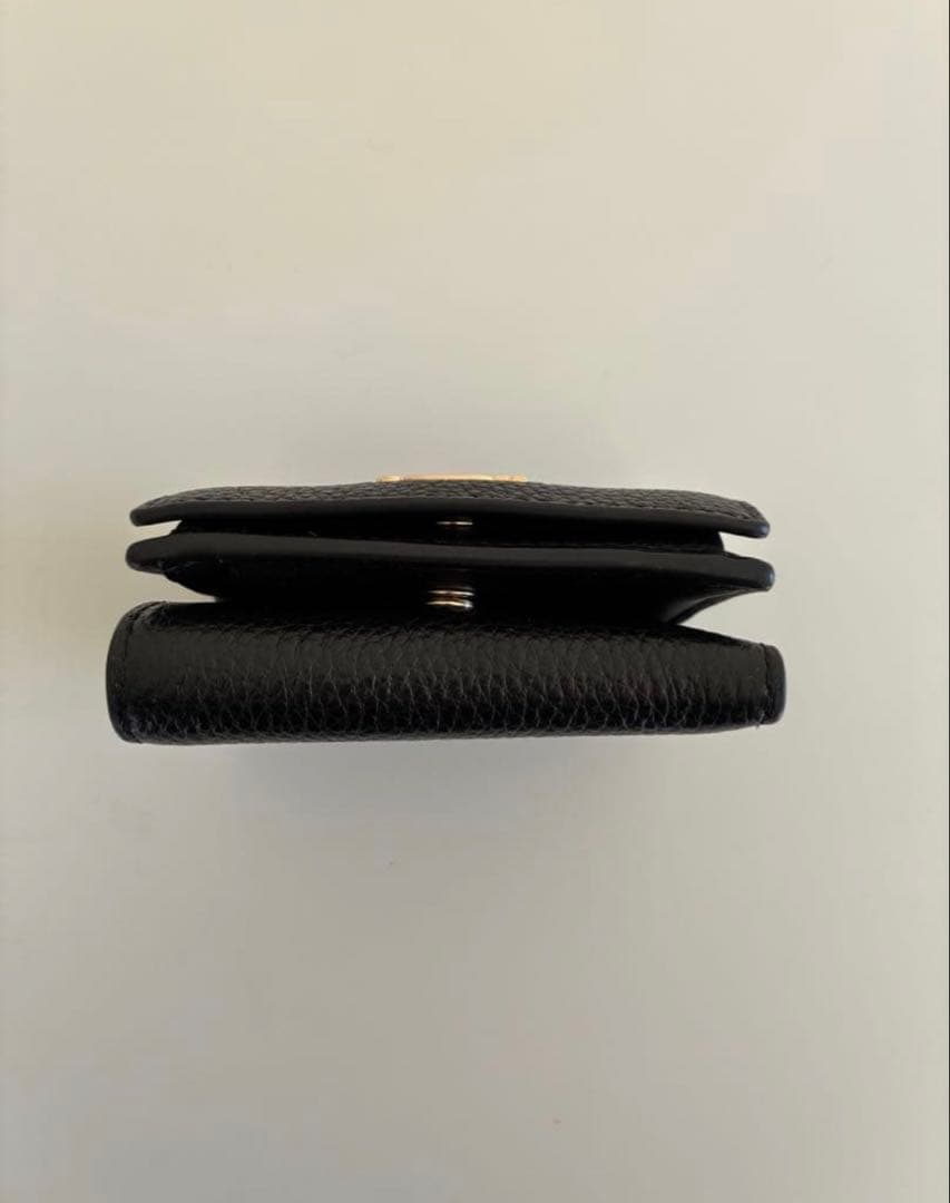 COACH ブラック 三つ折り財布