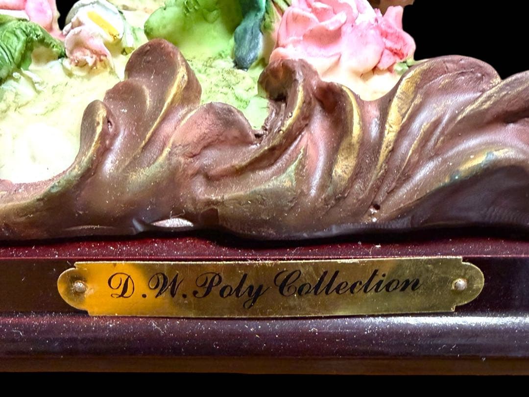 《アンティーク》D.W. Poly Collection カポディモンテ様式置物