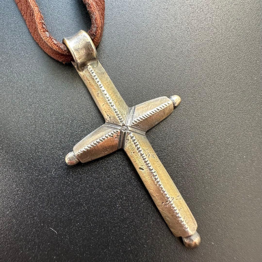 【極美品】Jesse Robbins Coin Silver クロス ネックレス