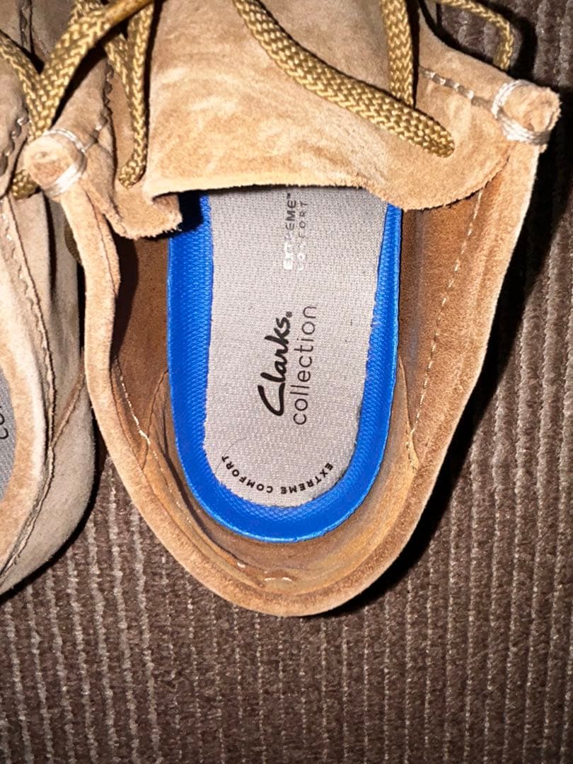 Clarks ワラビー　メープルスエード　26センチ