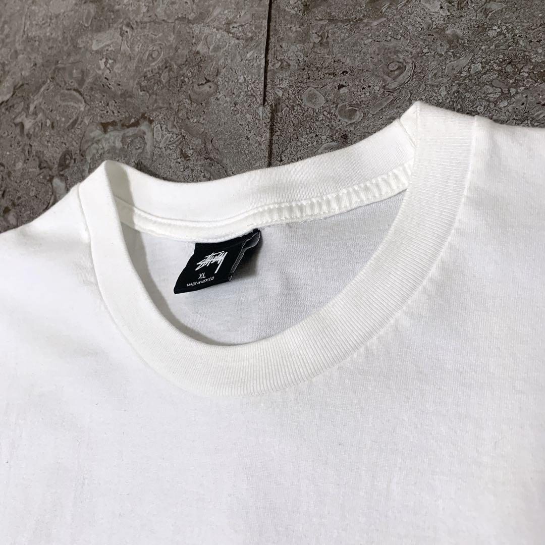 【人気ワンポイント×バックプリント 】Stussy ステューシー Tシャツ