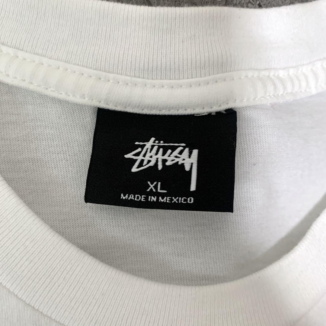 【人気ワンポイント×バックプリント 】Stussy ステューシー Tシャツ