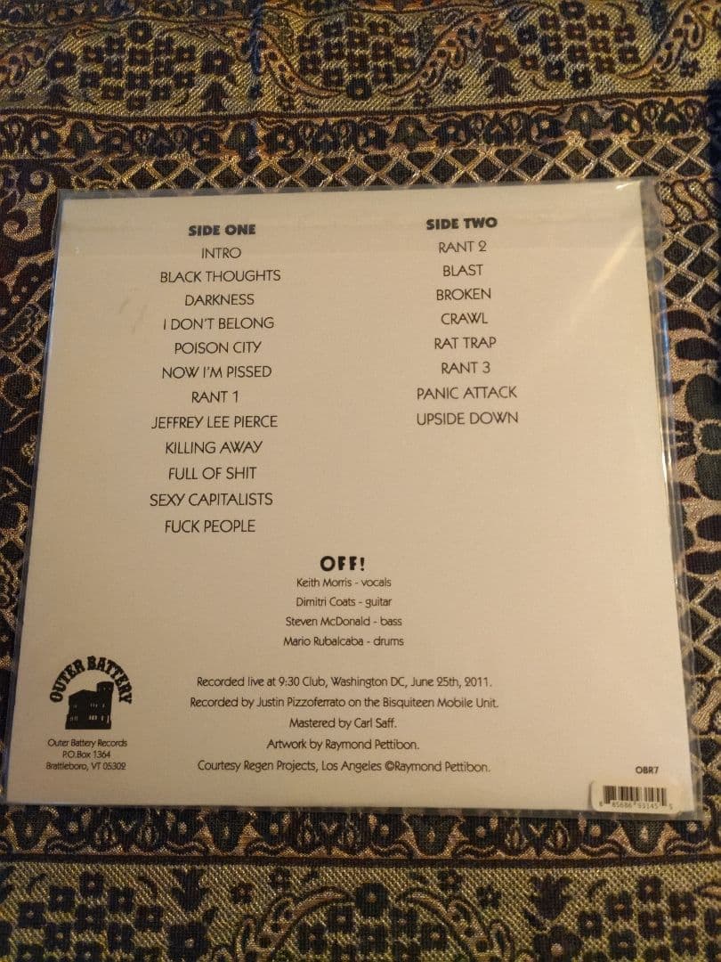 OFF! 　レコード