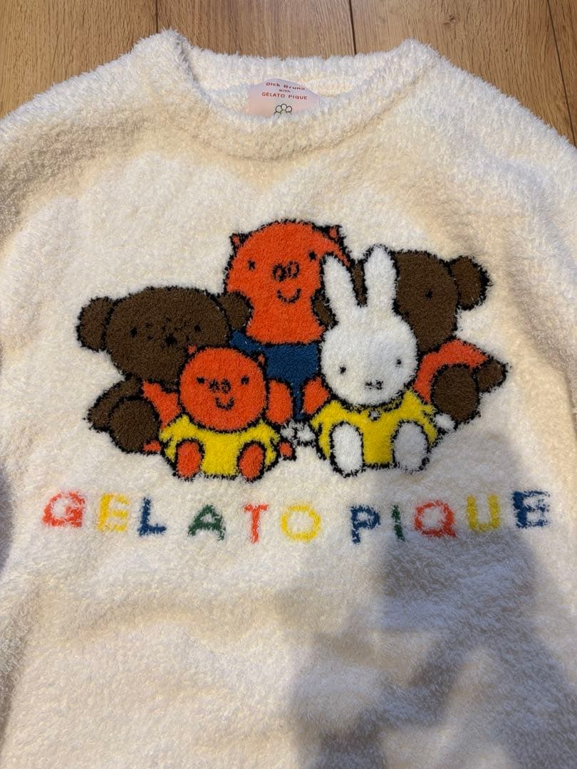 gelato pique ミッフィー　ルームウェア　上下セット