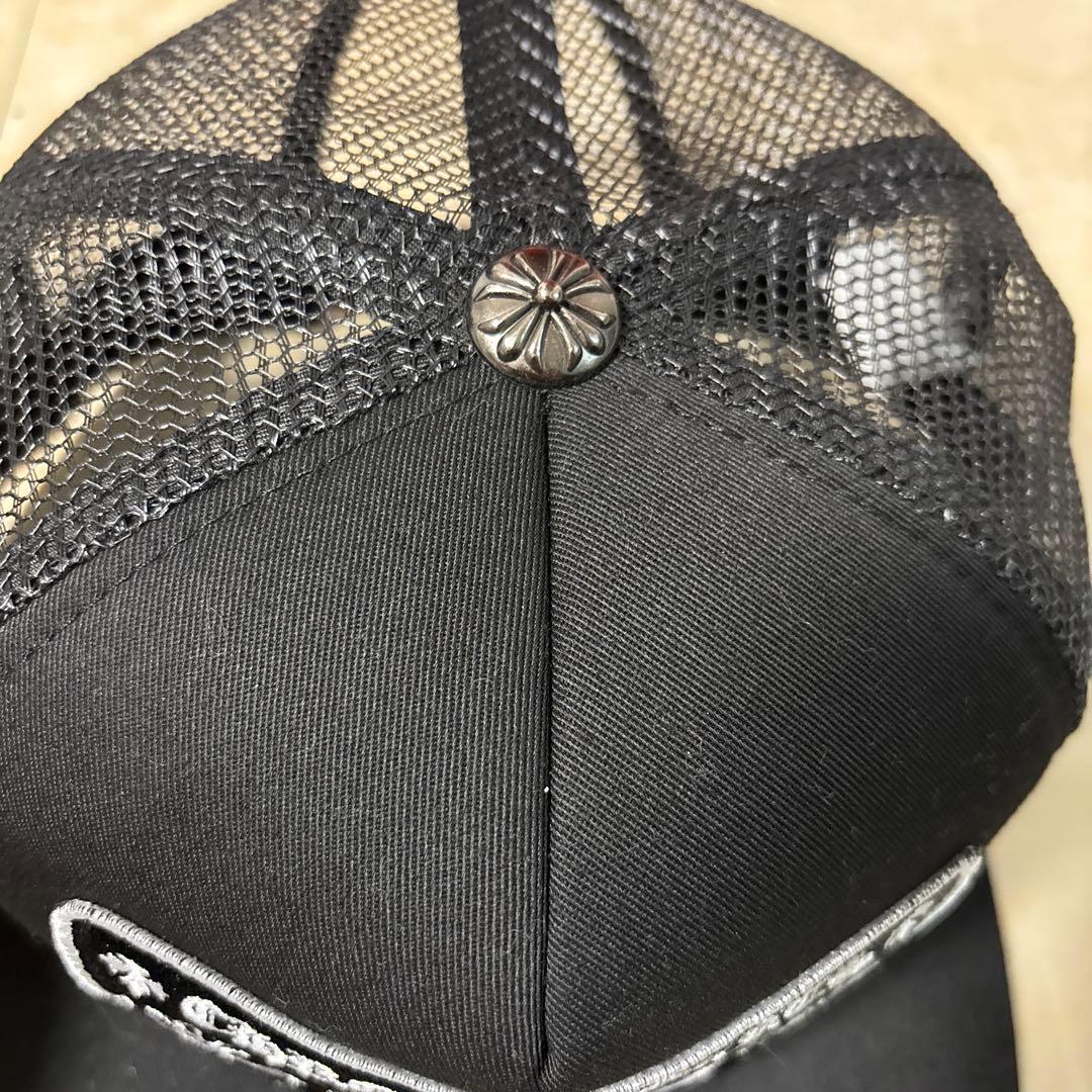 指スケ好きさん専用CHROME HEARTS ロゴ刺繍ブラックキャップ