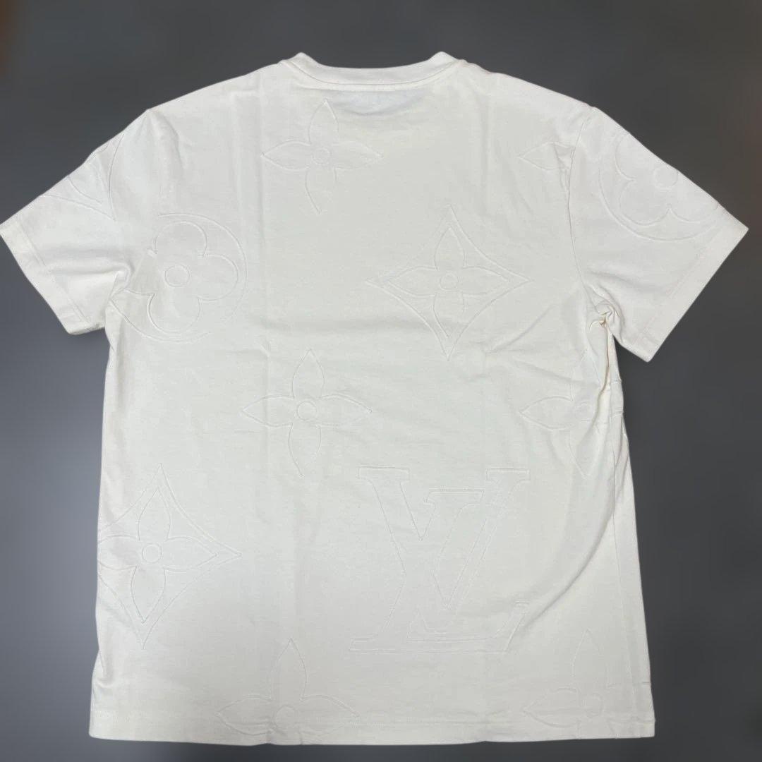 【LOUIS VUITTON】 刺繍ロゴ Tシャツ ホワイト