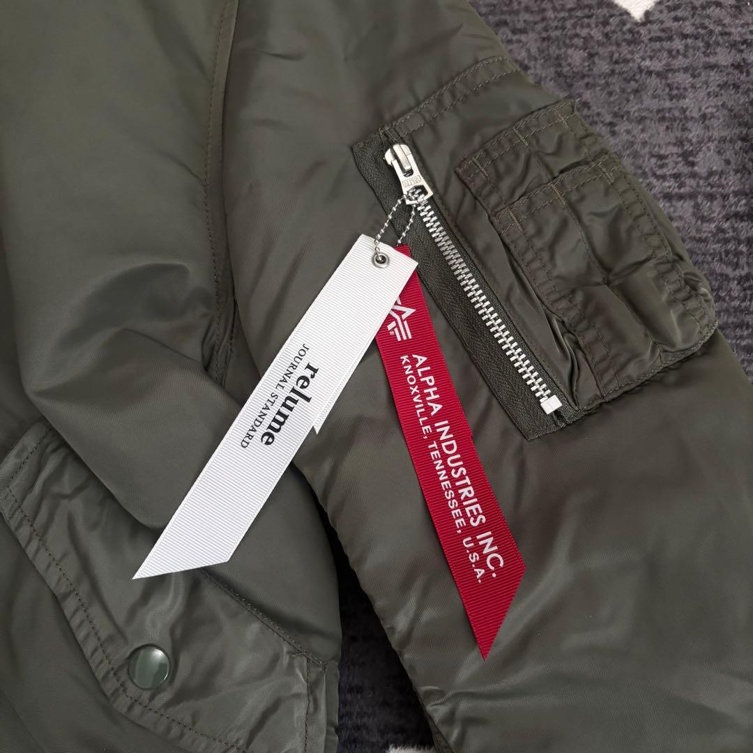 【別注】ALPHA × JOURNAL STANDARD MA-1 セージ