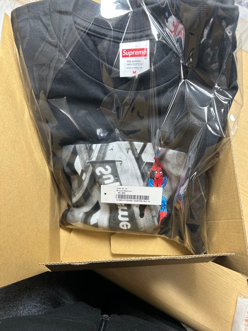 Supreme Spider-Man Tee ブラック M