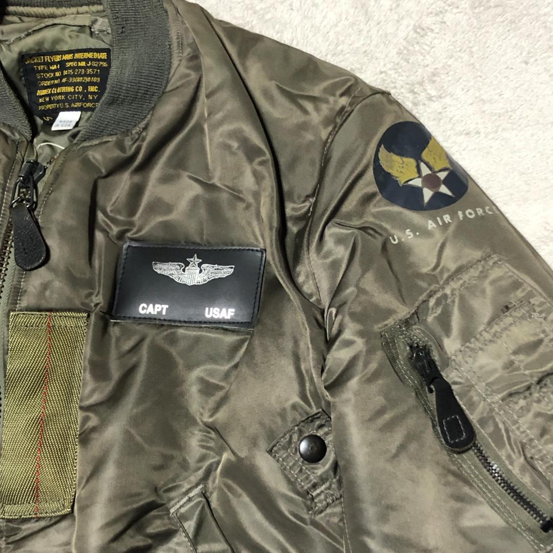 アヴィレックス MA-1 フライトジャケット USA製 CONMARジッパー