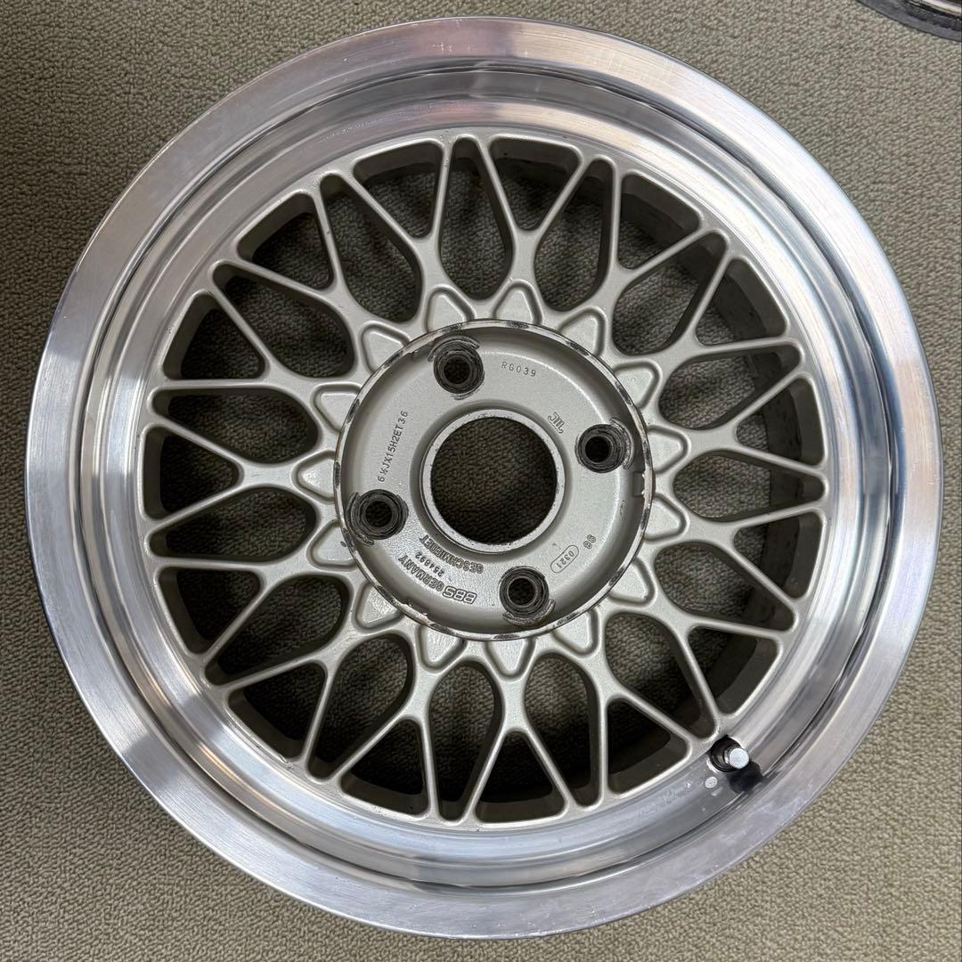 か*と様 美品 BBS 15インチ PCD114.3 4穴　6.5j +36 旧