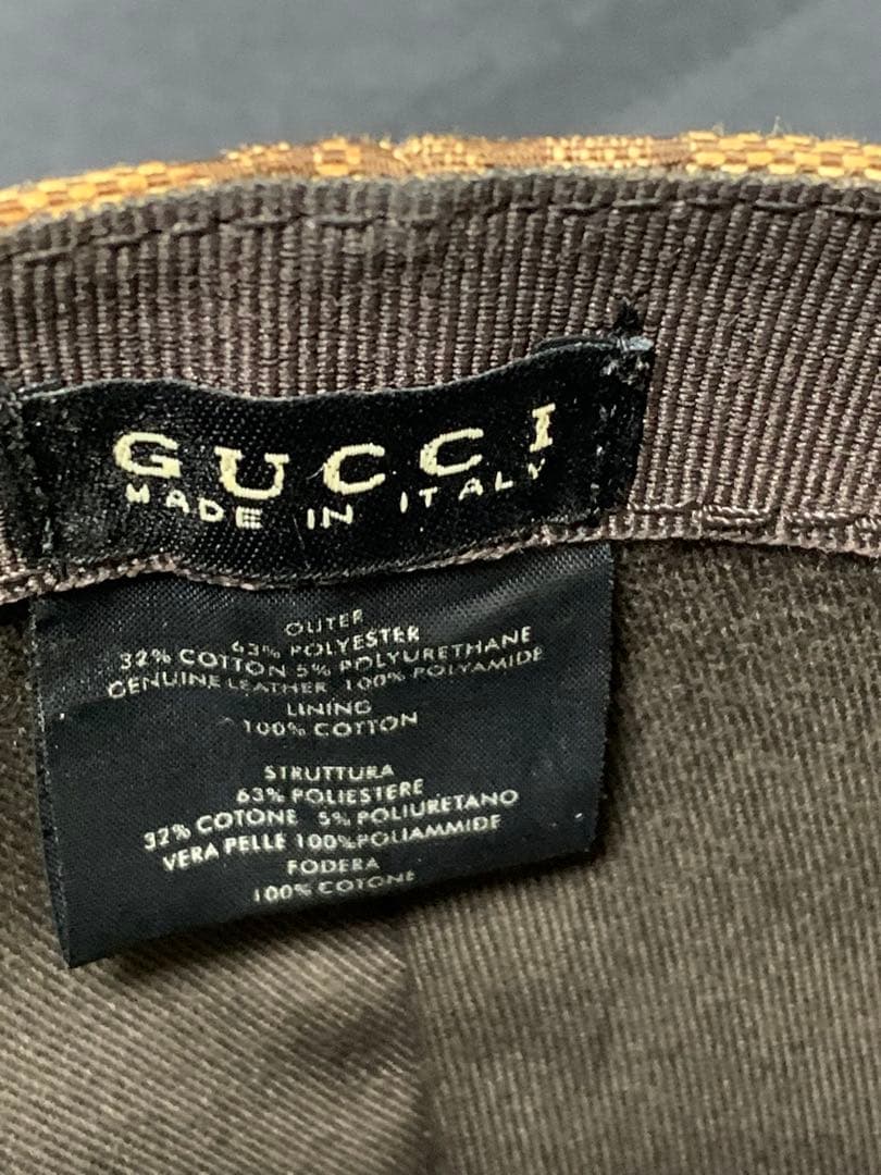 GUCCI GGパターン ベースボールキャップ