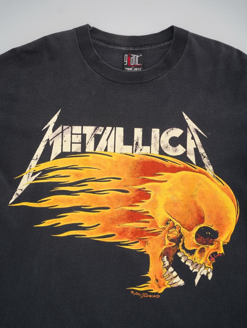 トップス 90s LLICA frame skull pushead XL6739