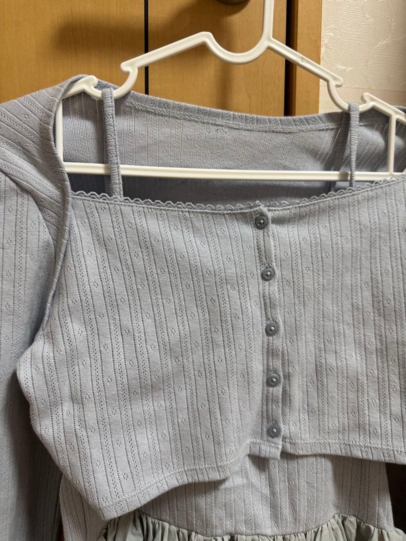 lilybrown カーデセットペプラムトップス