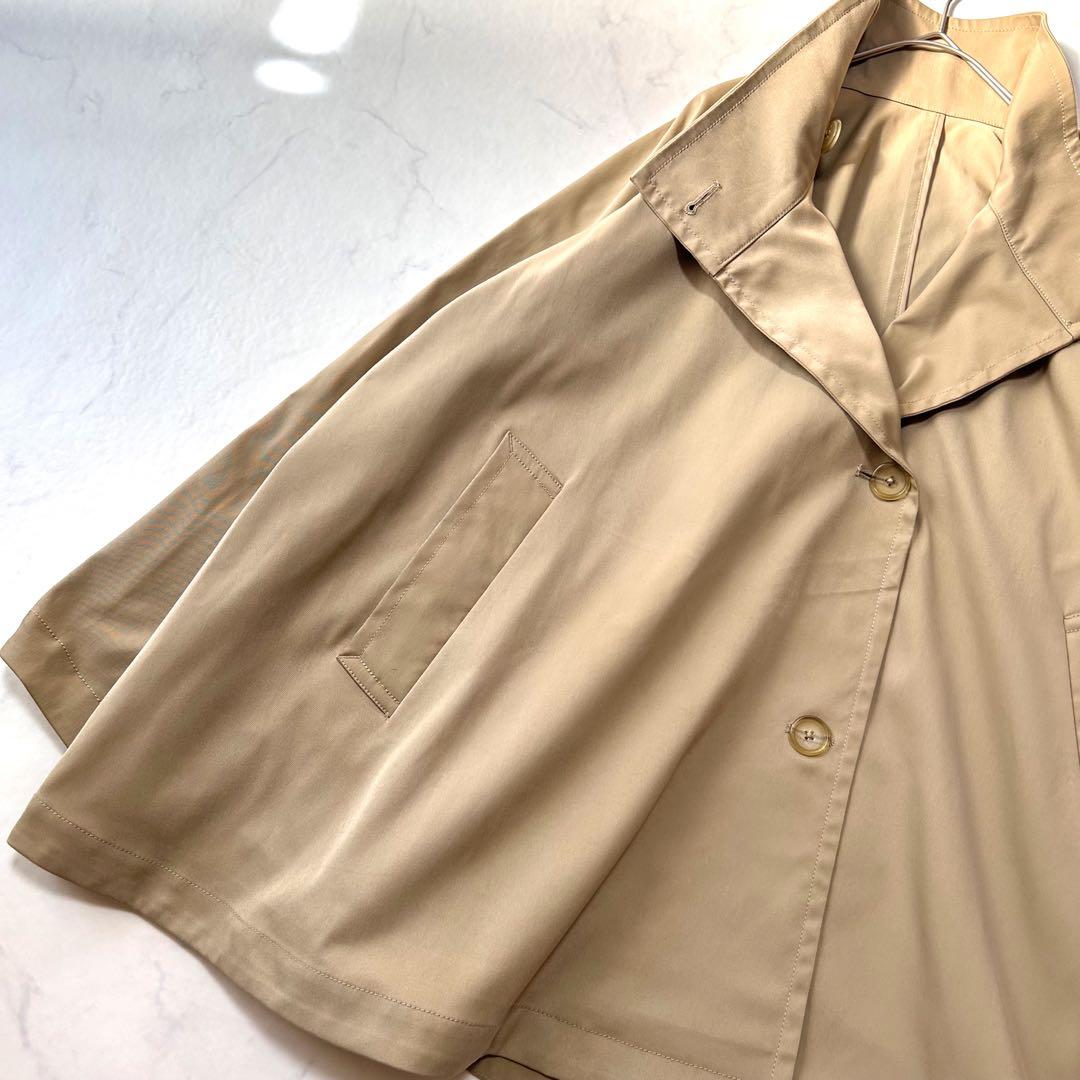 美品 アダムエロペ フレアー ミドル トレンチコート定価 2.9千円 完売品