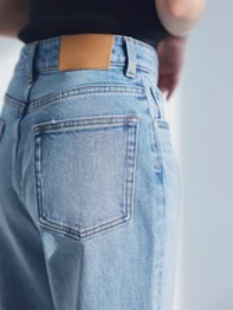 Wide leg denim／ワイドレッグデニム