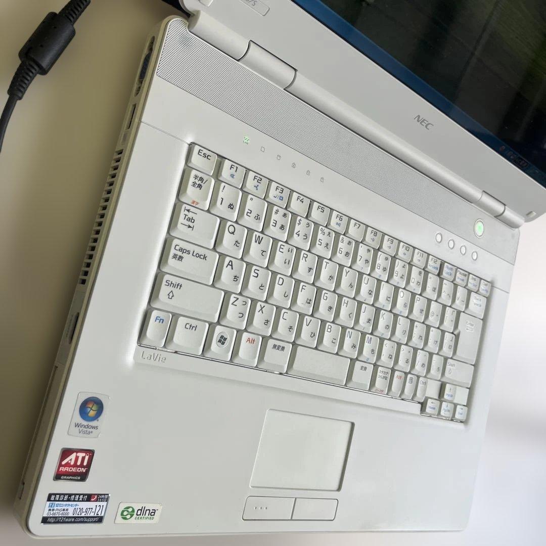 ☆訳有超美品☆WindowsXP☆NEC15.4ワイド画面☆Office2007