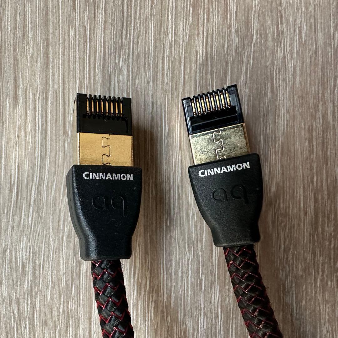 【美品】AudioQuest LANケーブルCinnamon 1.5m
