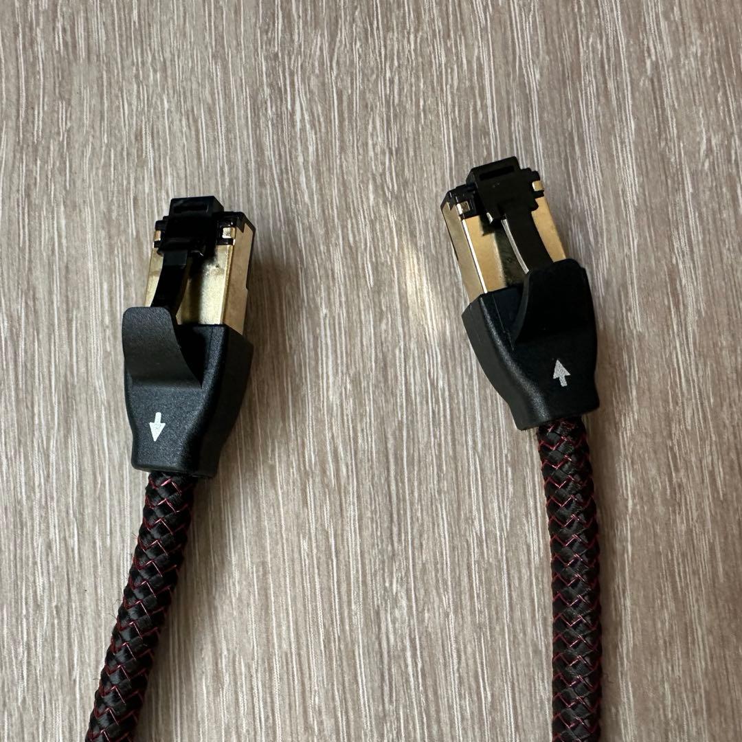 【美品】AudioQuest LANケーブルCinnamon 1.5m