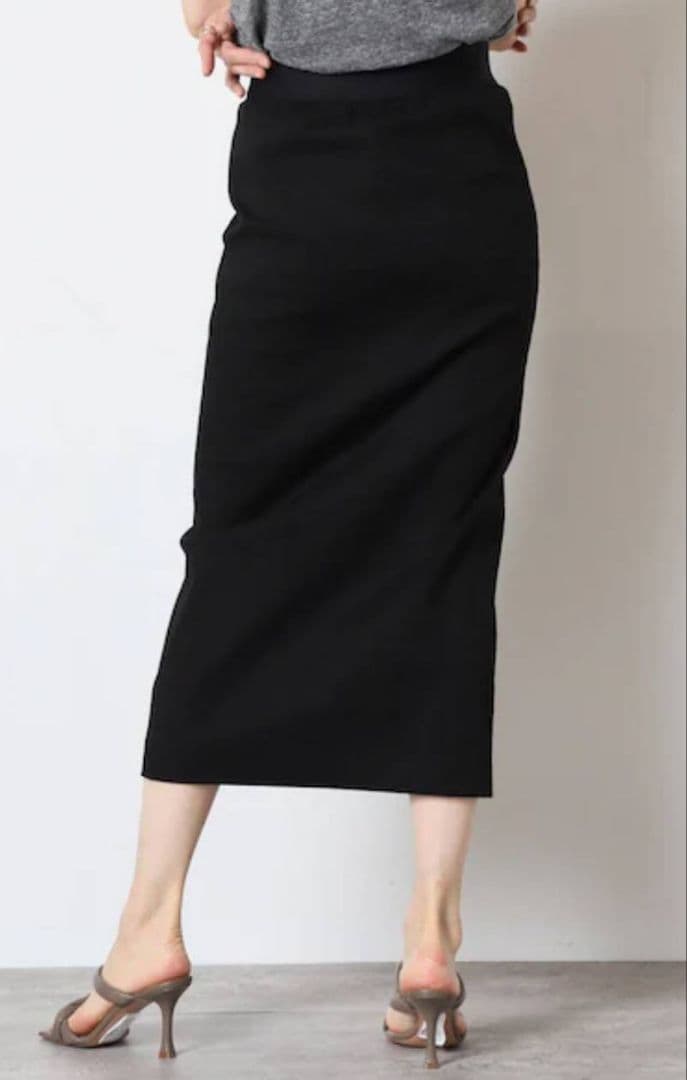 ドゥーズィエム クラス stretch twill タイトスカート 38 黒