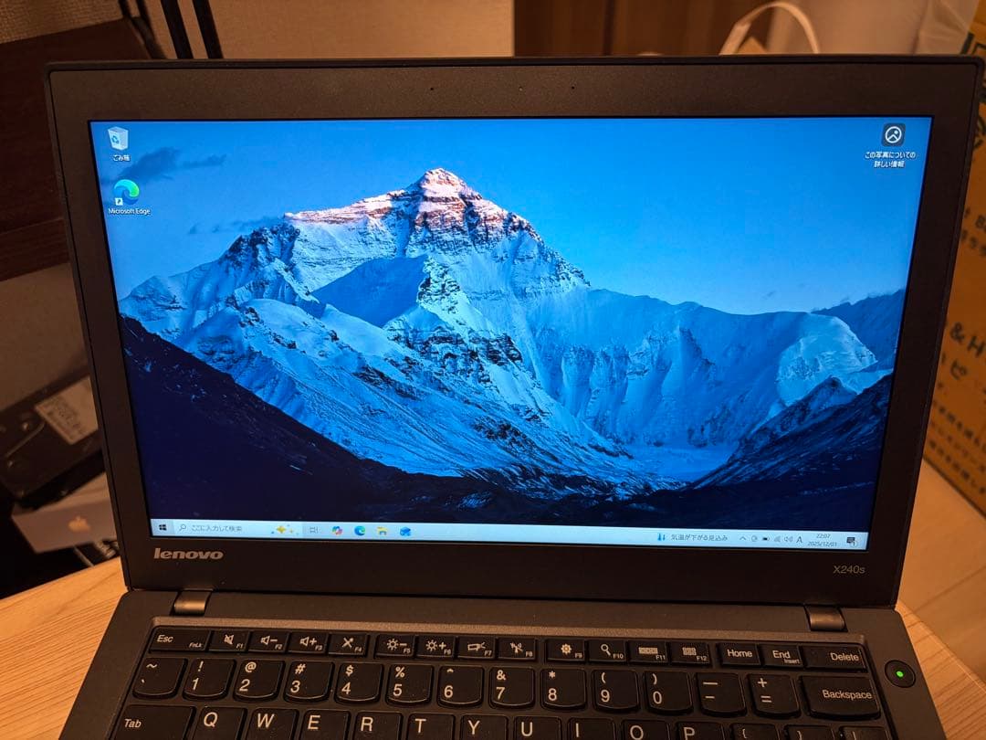 Windowsノート本体 ThinkPad X240s i5-4210U/8GB/128GB SSD